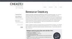 Desktop Screenshot of cineaste.org