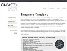Tablet Screenshot of cineaste.org